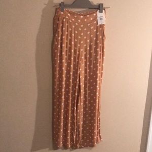 Wide leg summer pants size Small